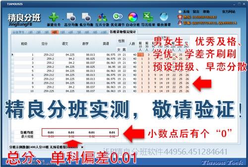 顶尖级别分班指标